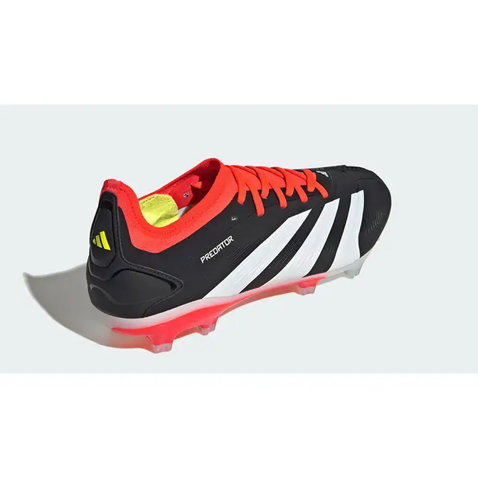 adidas Predator 24 Pro Firm Ground Boots Black Solar Red front