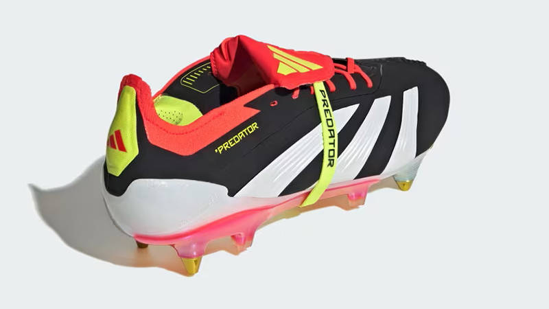 adidas Predator 24+ Soft Ground Boots Black Red IG7789 Back