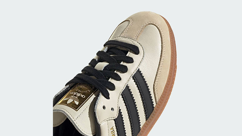 adidas Samba OG Cream White Black toe area