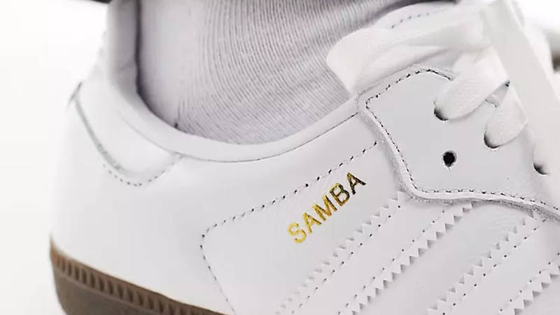 adidas Samba OG White Grey Detail