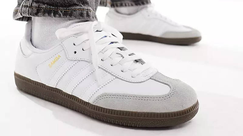 adidas Samba OG White Grey side