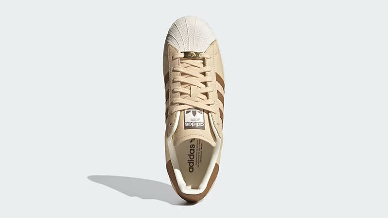 adidas gazelle silver green womens adidas Originals Unisex Superstar Shoes - Linen / Cream White main image 0