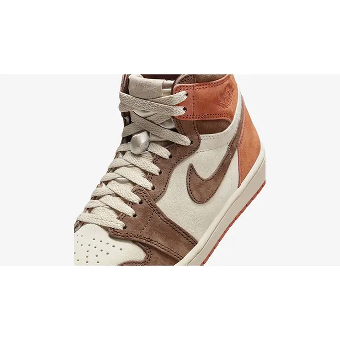 Want to see what a slept on girls air jordan 1 retro high og gs valentines day black pink for sale collab looks like OG Dusted Clay tongue