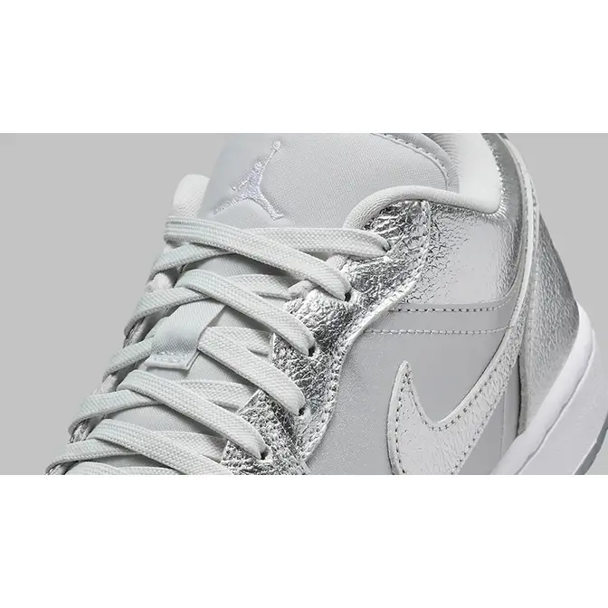 Air Jordan 1 Low Crinkled Silver Foil | Where To Buy | FN5030-001 | The  Sole Supplier