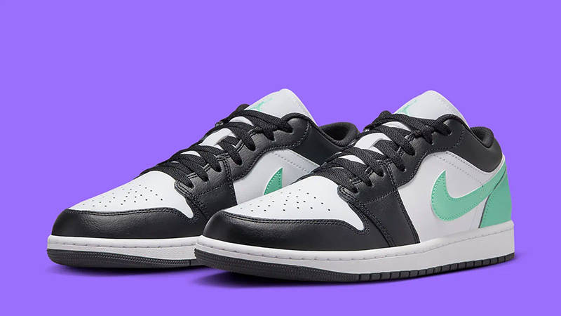 Air Jordan 1 Low Green Glow front