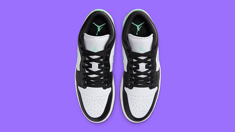Air Jordan 1 Low Green Glow middle