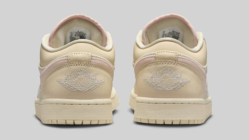 Air Jordan 1 Low Linen Beige Pink FQ1925-100 Back