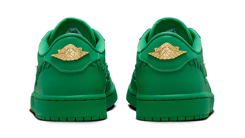 Air Jordan 1 Low MM Green Gold Back