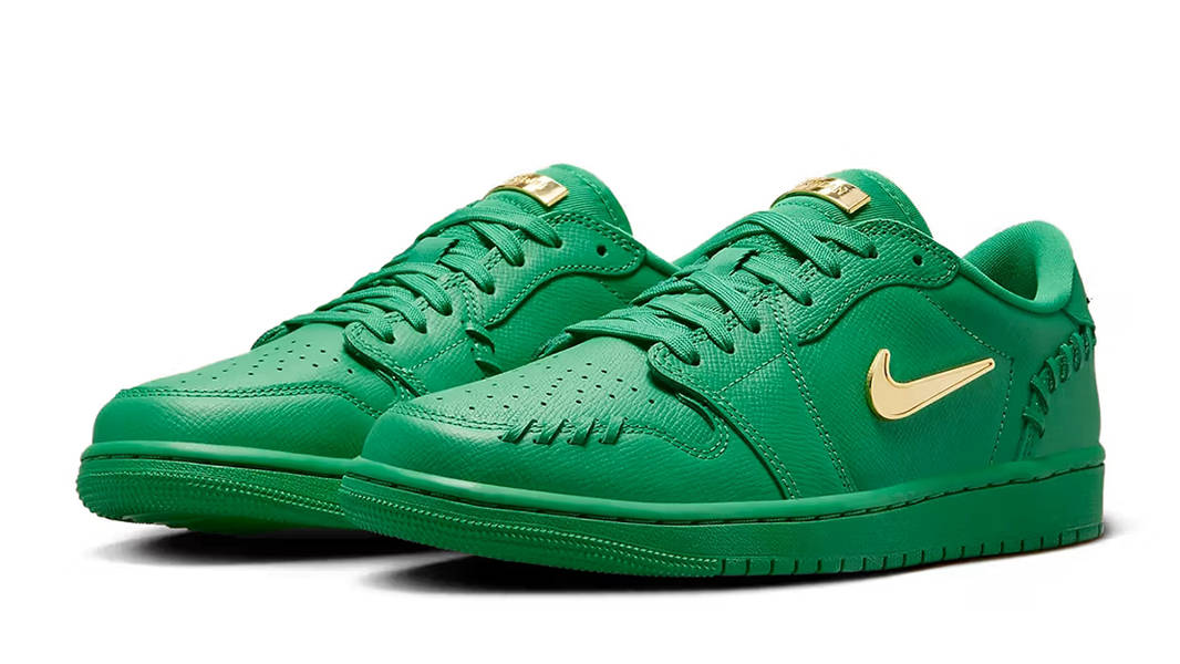 Air Jordan 1 Low MM Green Gold Side