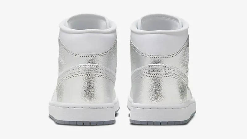 Air Jordan 1 Mid Crinkled Chrome FN5031-100 Back