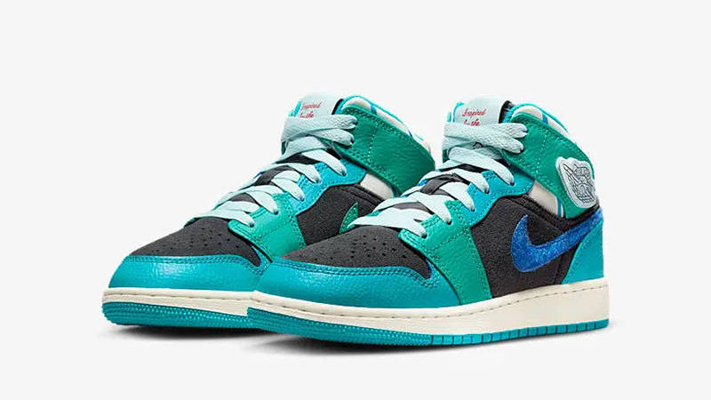 Air Jordan 1 Mid GS Inspired by the Greatest FJ9482-004 front