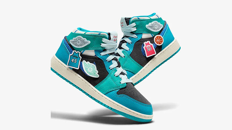 Air Jordan 1 Mid GS Inspired by the Greatest FJ9482-004 side