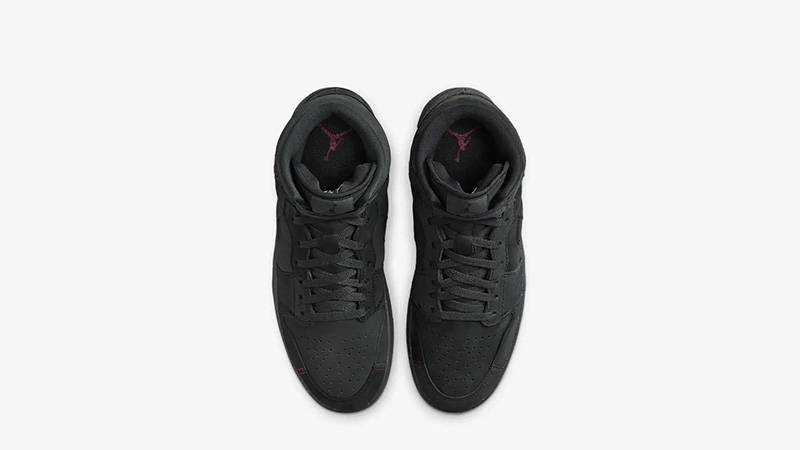 Air Jordan 1 Mid Monochrome Black middle
