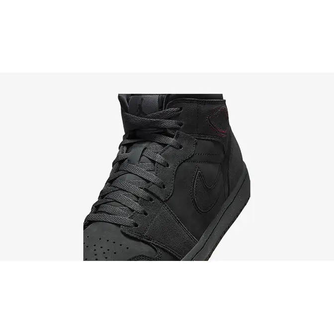 pairs of air jordans being sold for Mid Monochrome Black side