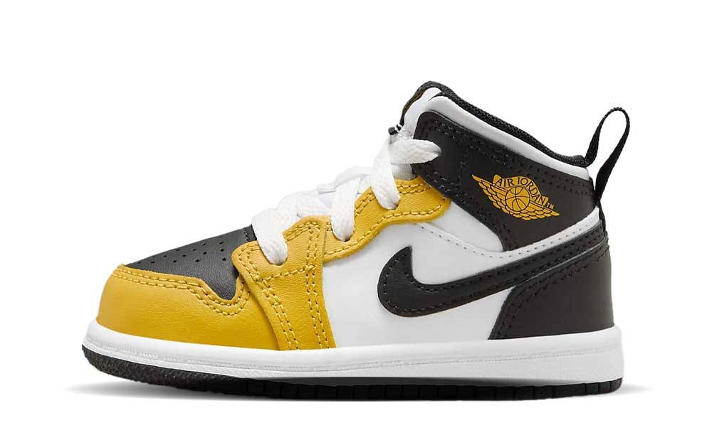 Air Jordan 1 Mid Toddler Yellow Ochre