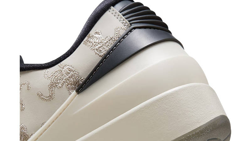 Air Jordan 2 Low Year of the Dragon heel