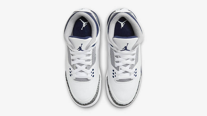 Air Jordan 3 GS Midnight Navy DM0967-140 Top