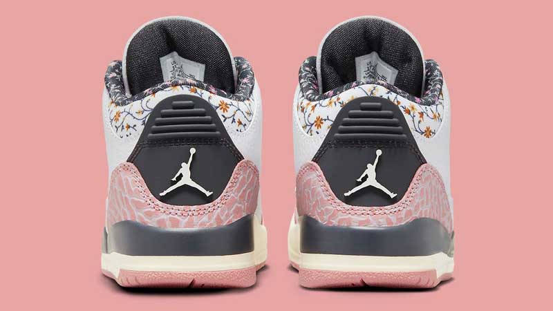 Air Jordan 3 GS Red Stardust Back