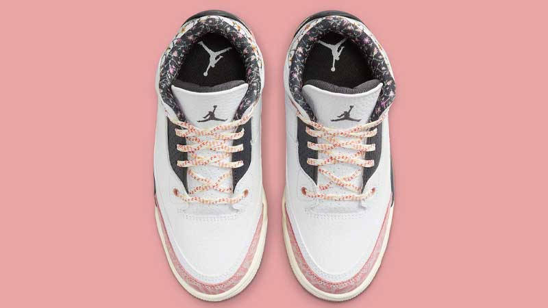 Air Jordan 3 GS Red Stardust Middle