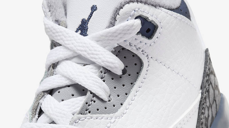 Air Jordan 3 Toddler Midnight Navy DM0968-140 Back