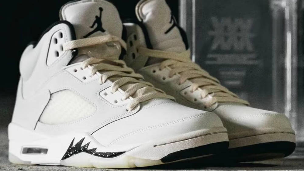 Image via Xcsnkr The First Preview of the Air Jordan 5 SE “Sail” Has Landed