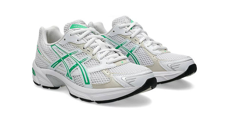 ASICS GEL-1130 White Malachite Green front