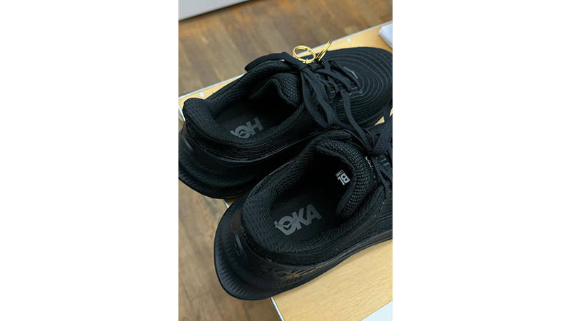 Comme des Garçons PLAY x HOKA TC 1 Black from top