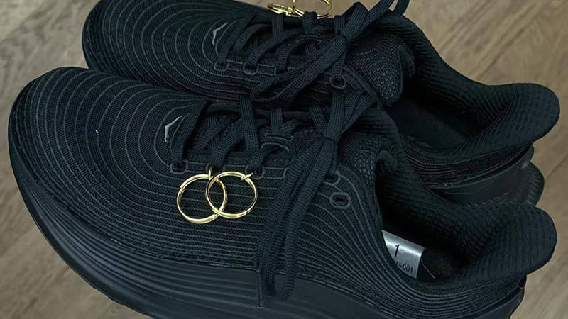 Comme des Garçons PLAY x HOKA TC 1 Black side