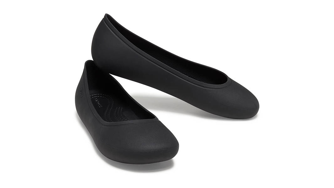 Crocs Brooklyn Flat Black 209384-001 Side