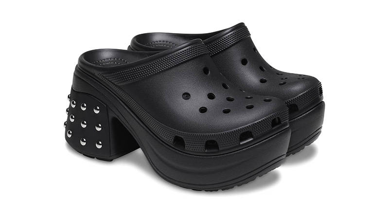 Crocs Classic Siren Studded Clog Black front