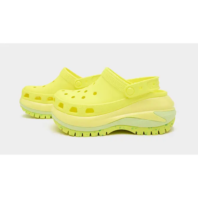 Crocs Mega Crush Clog Yellow side