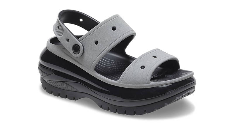 Crocs Mega Crush Reflective Sandal Black 209033-0WN front