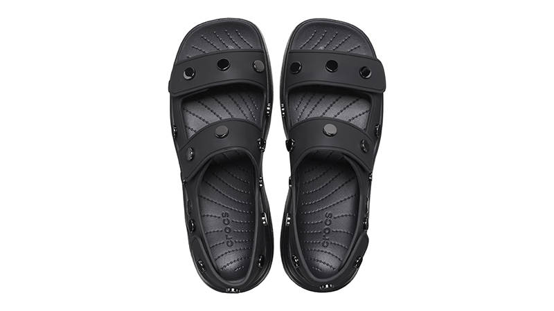 Crocs Skyline Studded Sandal Black 209025-001 Top