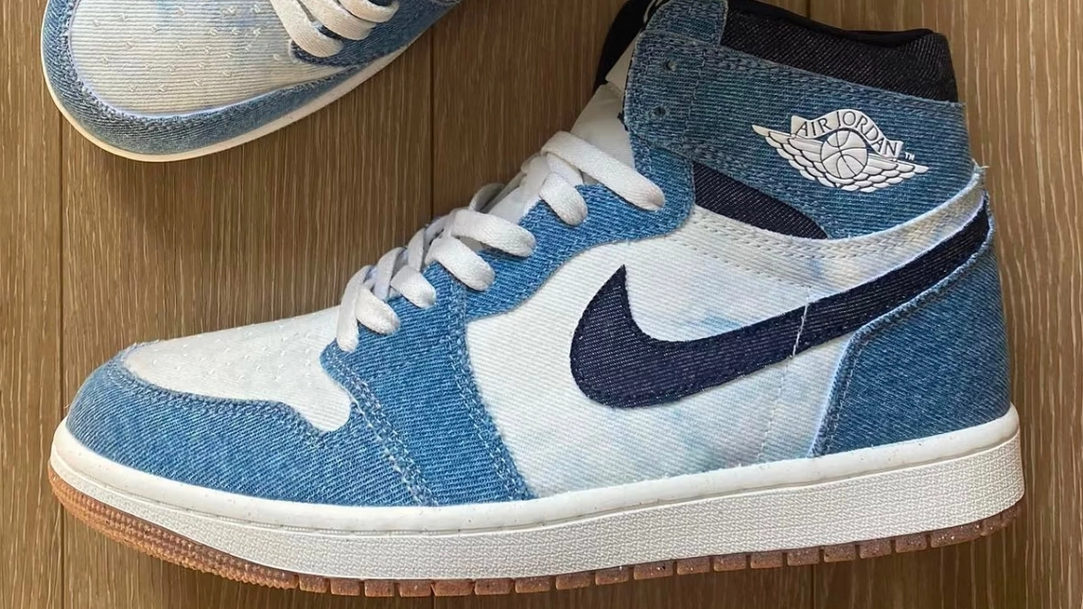 Jordan Brand Continues Its 2024 AJ1 Rollout With the Air Jordan 1 Mid in Orange and White Releasing For Women Retro High OG "Denim"
