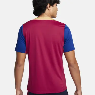 F.C. Barcelona Strike Nike Dri-FIT Football Knit Top Noble Red Backside