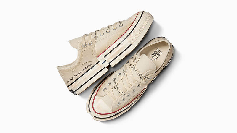 Feng Chen Wang x Converse Chuck 70 2-in-1 Ivory Brown Rice A07718C Top