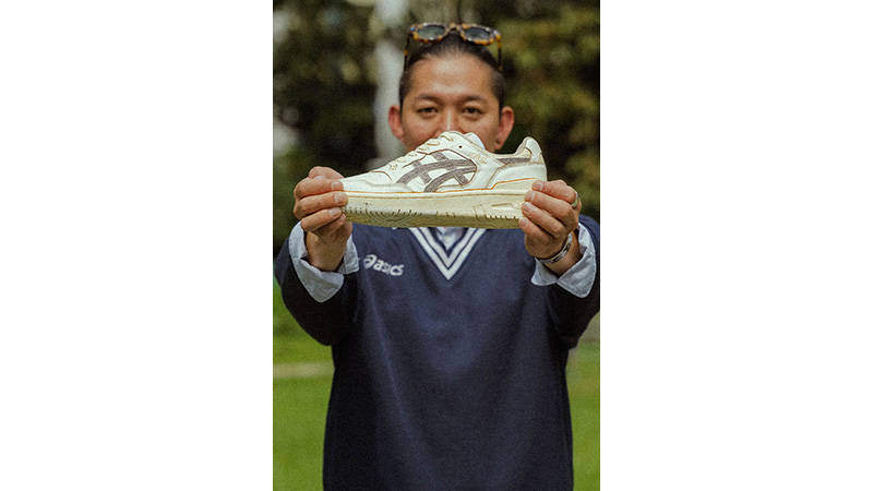 FOXTROT UNIFORM x ASICS EX 89 Neo-Vintage on hand