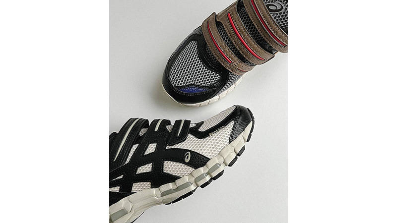 HAL Studios x ASICS Gel-Kayano Grey Brown front