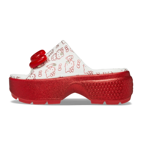 Hello Kitty x Crocs running Stomp Slide White 209815-100