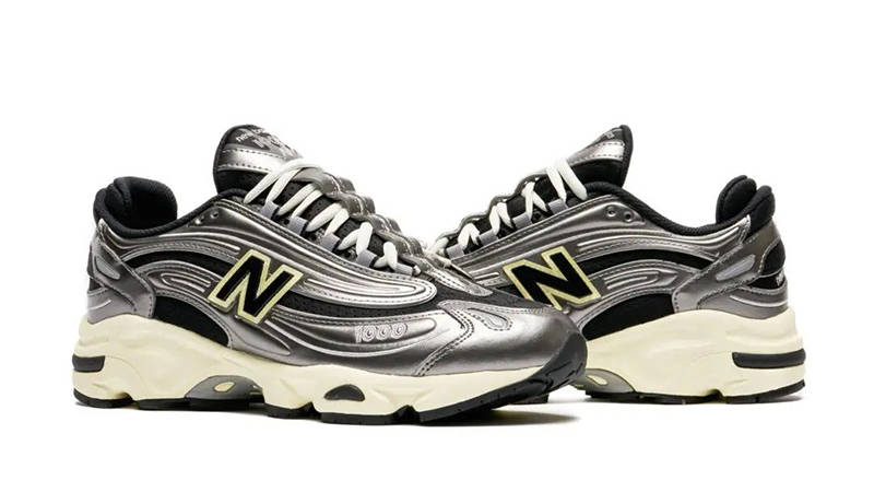 Joe Freshgoods x New Balance 1000 Silver Black side