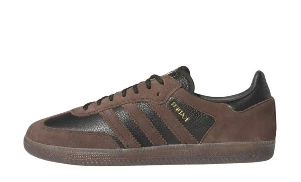 Adidas yung discount brown leather