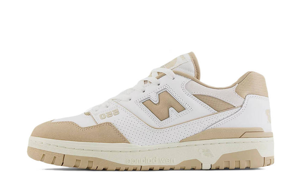New Balance 550 Driftwood White
