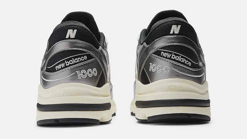 New Balance 1000SL Silver Black Back