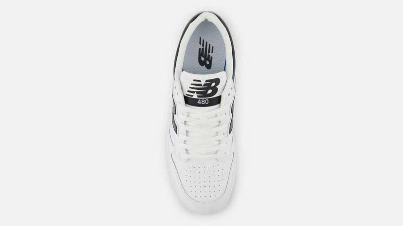 New Balance 480 White Black Middle