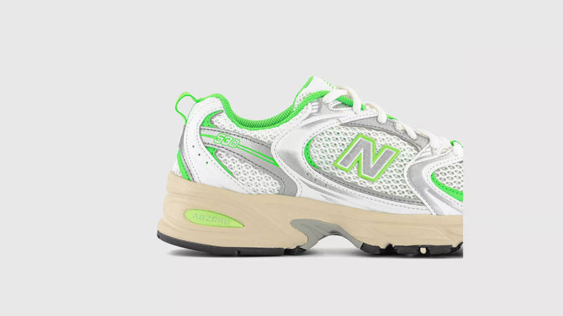 New Balance 530 White Palm Leaf side