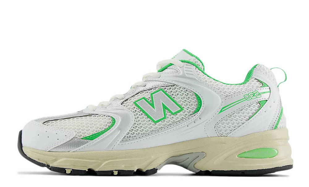 New Balance 530 White Palm Leaf