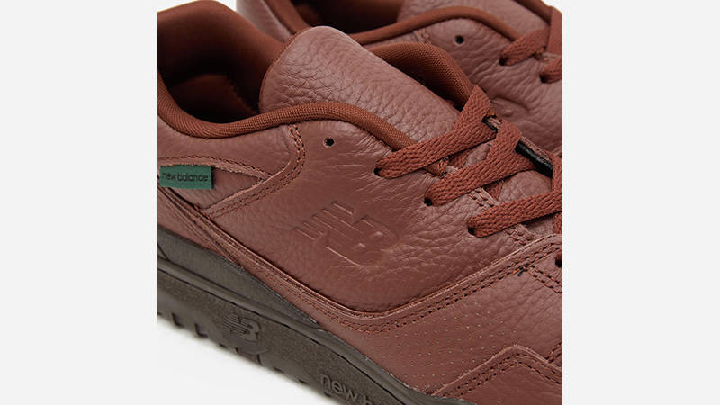 New Balance 550 Mini Logo Brown side