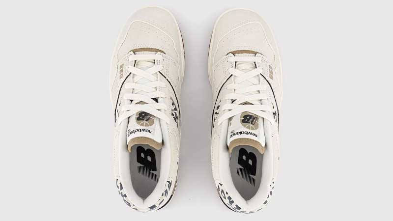 New Balance 550 Sea Salt Leopard Middle