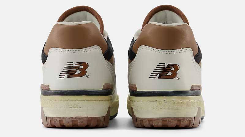 New Balance 550 Vintage Brown Back