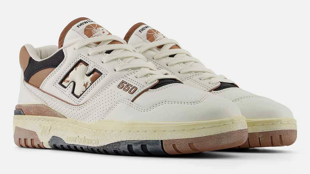 New Balance 550 Vintage Brown Front
